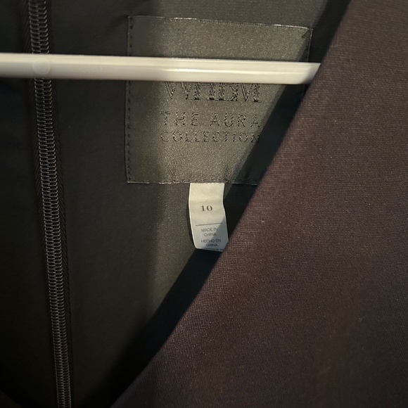 NWT WHBM Aura Collection Short-sleeve Dress, Black, Size 10 Petite - Picture 4 of 4